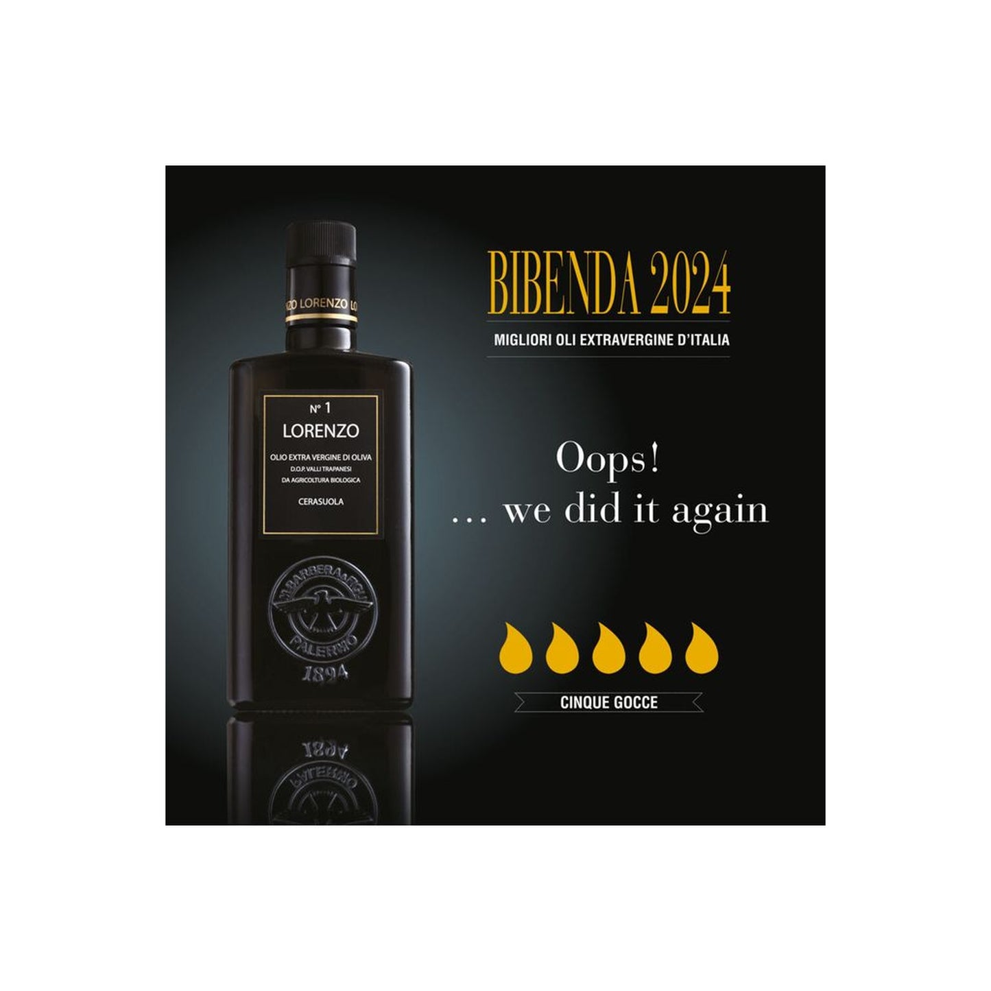 Lorenzo N° 1 - Extra Virgin Olive Oil - 500mL